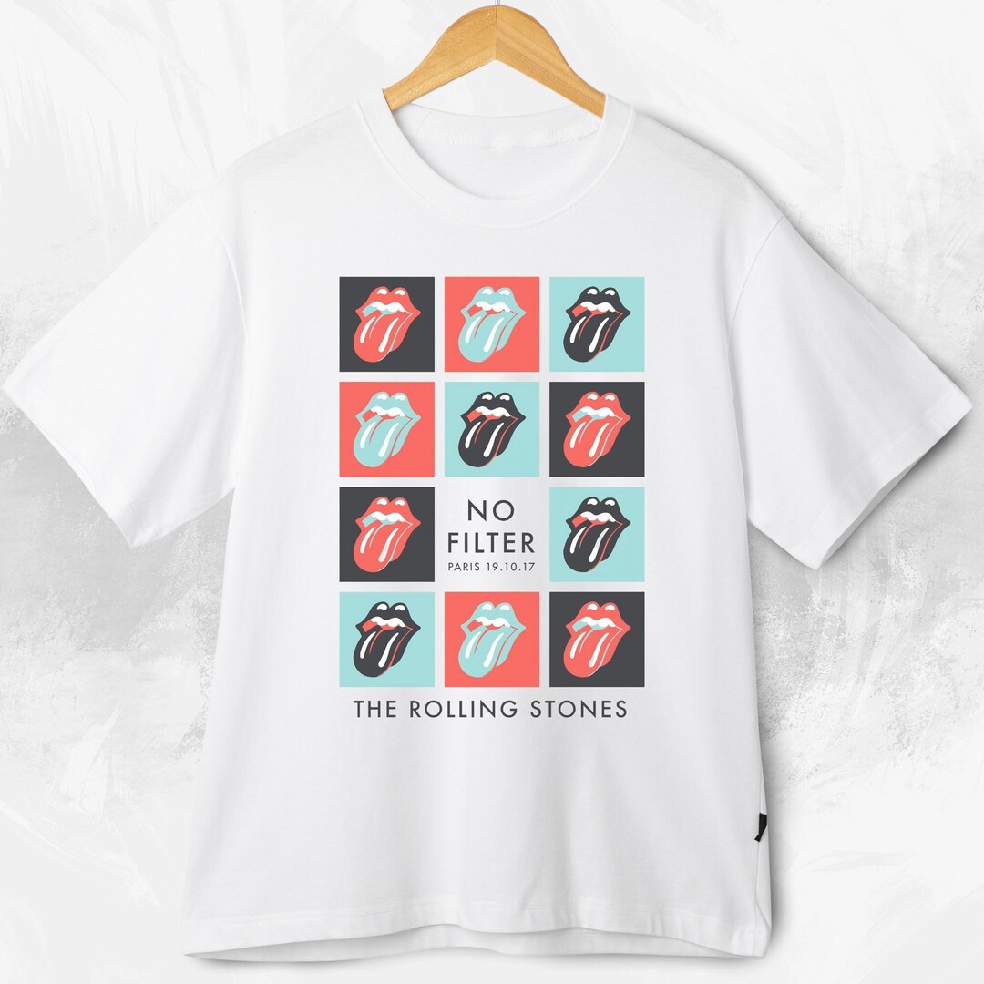 Rolling Stones T-shirt, No Filter, Rock Music Shirt, 70's Shirt, Retro ...