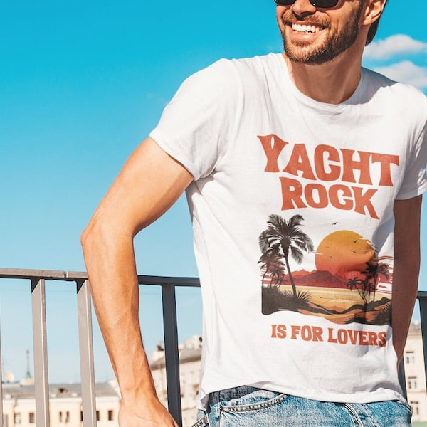 Yacht Rock Shirt | Sunset | Beach | Music Shirt | Retro Tee | Vintage T-Shirt