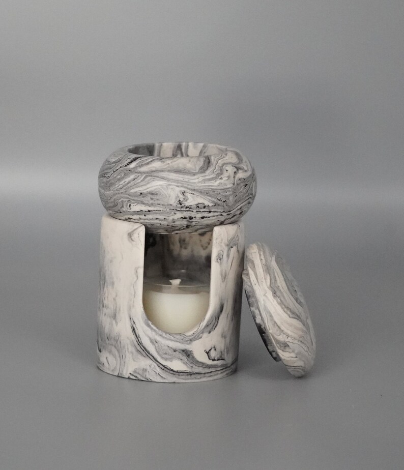 Jesmonite Candle Holder, Wax Melts, Oil Burner, Tea Lights, Eco