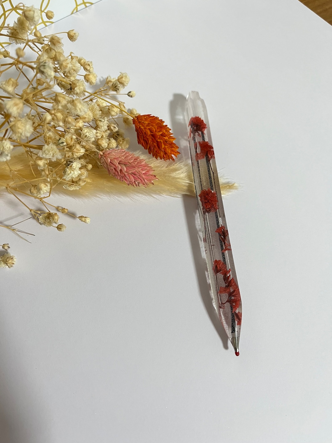 Unique Handmade Resin Pen, Resin Pen, Dried Floral Pen, Resin Pen Set