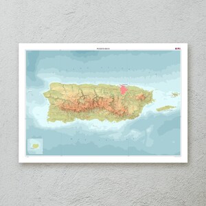 Diese alte Landkarte von Fuertejo / Fuerteco / USA - ist eine topografisch sehr lebendige und ausdrucksstarke topografische Karte in A1/A2