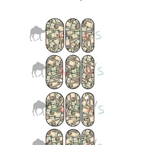 100 Nakfa Waterslide Nail Decals
