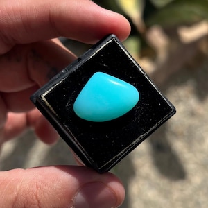 Peruvian Blue Opal cabochon