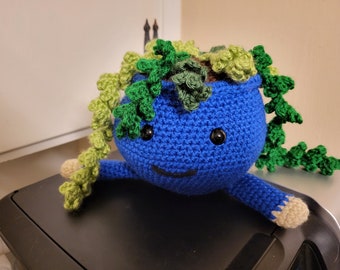Plante en pot au crochet, plante en pot amigurumi, plante en pot faite main, copain de bureau au crochet, copain de bureau amigurumi, copain de bureau fait main