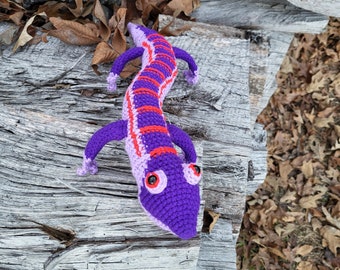 Ver au crochet, vers amigurumi, vers faits à la main, lézard au crochet, lézard amigurumi, lézard fait à la main