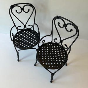 Vintage Iron Chairs - Etsy