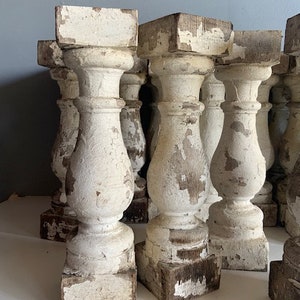 Antique Architectural Salvage Wood Balusters