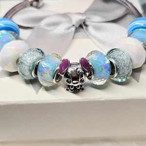 Cute Fluffy Alien Inspired Charm /S925 Or Complete Bracelet