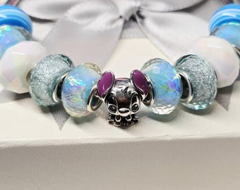 Fluffy Alien Inspired/Pandora Compatible Charm /S925 Or Complete Bracelet