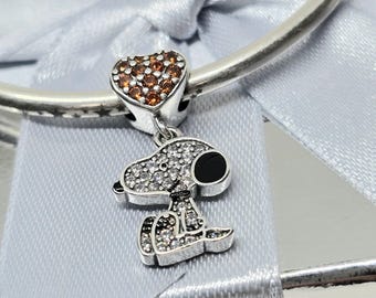 Sweet Pup Inspired Charm/Pandora Compatible S925 Or Complete Bracelet