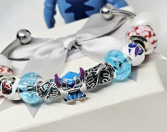 Hawaïen/d'inspiration extraterrestre/compatible Pandora/bracelet S925