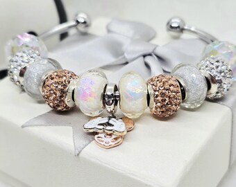 Peek A-Boo Mouse /Pandora Compatible Inspired  Charm Or Bracelet (S925)