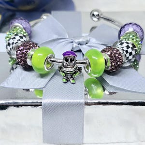 Space Man /Action Hero Inspired  Charm Or Complete Bracelet/S925