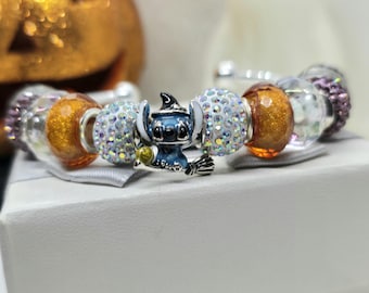 Flying Alien Halloween /S925/Pandora Compatible Charm Or Complete  Bracelet