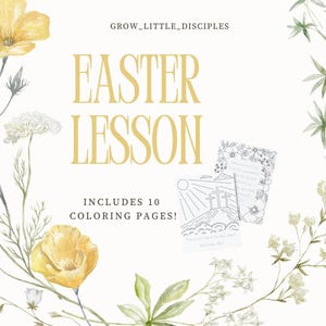 Easter Sunday School Craft and Lesson | Easter Story Craft Ideas for Church Kid&#39;s Bible Study Empty Tomb Resurrection Jesus He is Risen