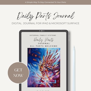 iPad Internal Family Systems Daily Parts Journal iPad/Microsoft Pencil Version image 1