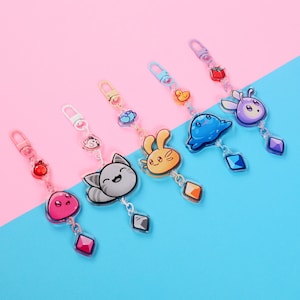 Slime Rancher Multi-Charm Keychain