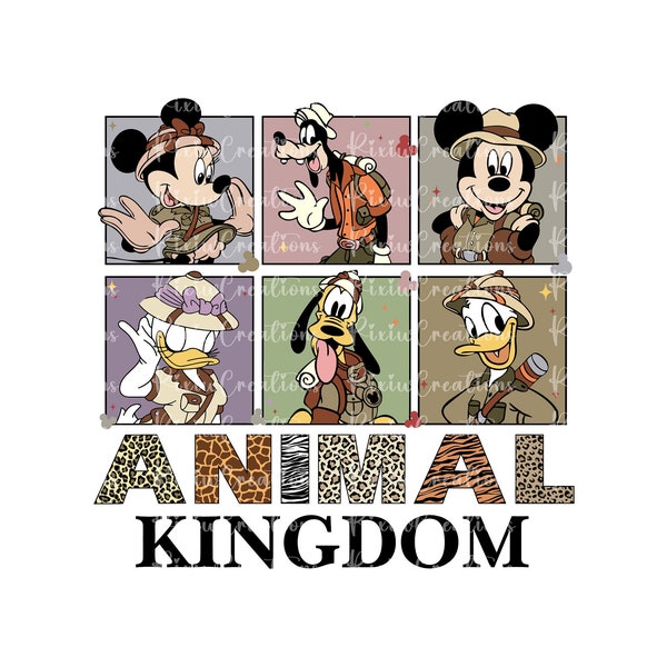 Animal Kingdom Png, Animal Kingdom Svg, Wild Trip Svg, Family Matching Svg, Mouse Head Svg, Vacay Mode Svg, Family Trip Png Svg