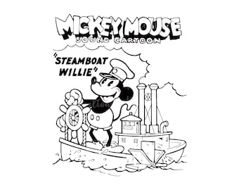 Mickey Steamboat Willie Svg Png, Steamboat Willie Png, Svg For Cricut Sublimation, Mickey Png, Captain Mickey Png, Family Vacation Png