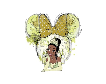 Tiana Png, Princess Png, Princess Shirt Png, Princess Png For Sublimation, Family Vacation Png, Girls Squad Png, Digital File