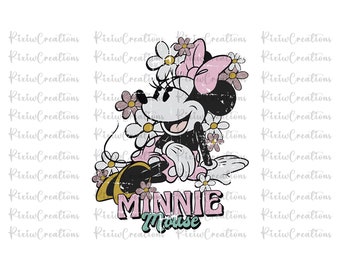 Retro Mickey And Friends PNG, Retro Minnie PNG, Mickey Mouse Digital, Mickey And Minnie PNG, Mickey And Co, Only Png, Digital Download