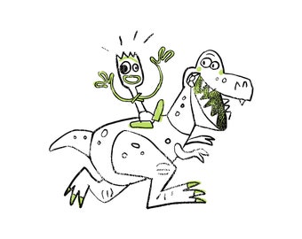Dinosauro Png, Forky Svg, Toy Story Png, Rex Svg, Divertente Toy Story Png, Toy Story Sublimazione Svg, File Png per sublimazione, Vacanze in famiglia