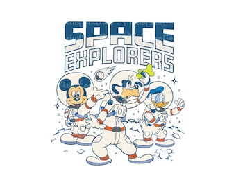 Space Explorers Mouse And Friends Png Svg, Svg For Cricut, Mouse And Friends Space Svg Png, Astronaut Mickey Png, Family Vacation Png