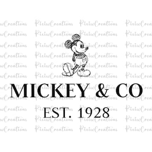 Retro Mickey & Company PNG, Familienurlaub Png, Familienreise Png, Vacay-Modus Png, Magic Kingdom Png, Mickey Png, Maus Png, digitale Datei