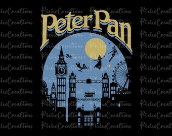 Peter Pan Svg, Peter Pan Png, Peter Pan Sublimation Svg, Peter Pan Sublimation Png, Digital File, Instant Download