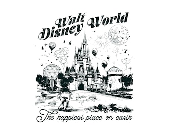 Der glücklichste Ort der Welt Png svg, Maus Png, Mickey svg, magische Welt Png, magisches Königreich svg, Freund Squad svg, Vacay-Modus Png
