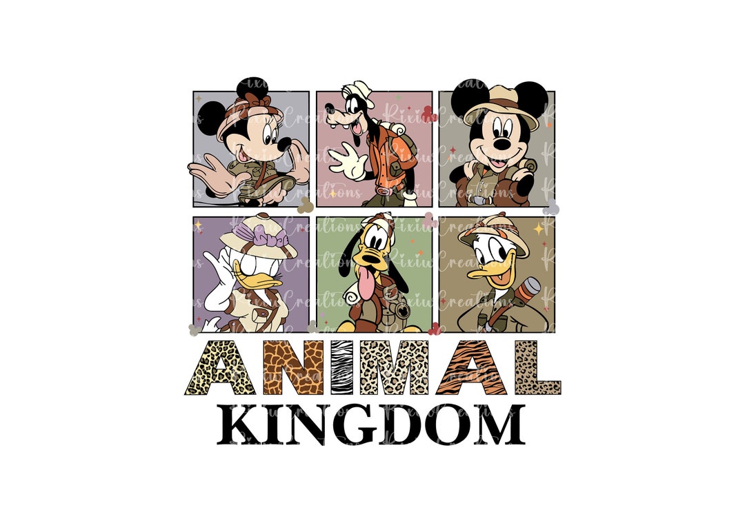 Animal Kingdom Png, Animal Kingdom Svg, Wild Trip Svg, Family Matching