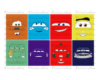 Cars Face Svg, Cars Png, Cars Face Svg, Lightning McQueen Svg, Png Cars Sublimation Design, Cars Svg Bundle, Digital File, Instant Download