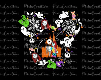 Nightmare Svg, Happy Halloween Svg, Trick Or Treat Png, Spooky Vibes Png, Witch Png, Fall, Png Files For Sublimation, Only Png, Nightmare