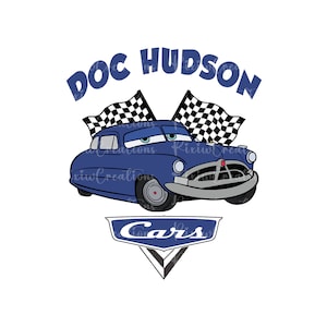 Cars Png Svg, Doc Hudson Png, Svg For Cricut, Doc Hudson Svg, Png Cars Sublimation Design, Digital File