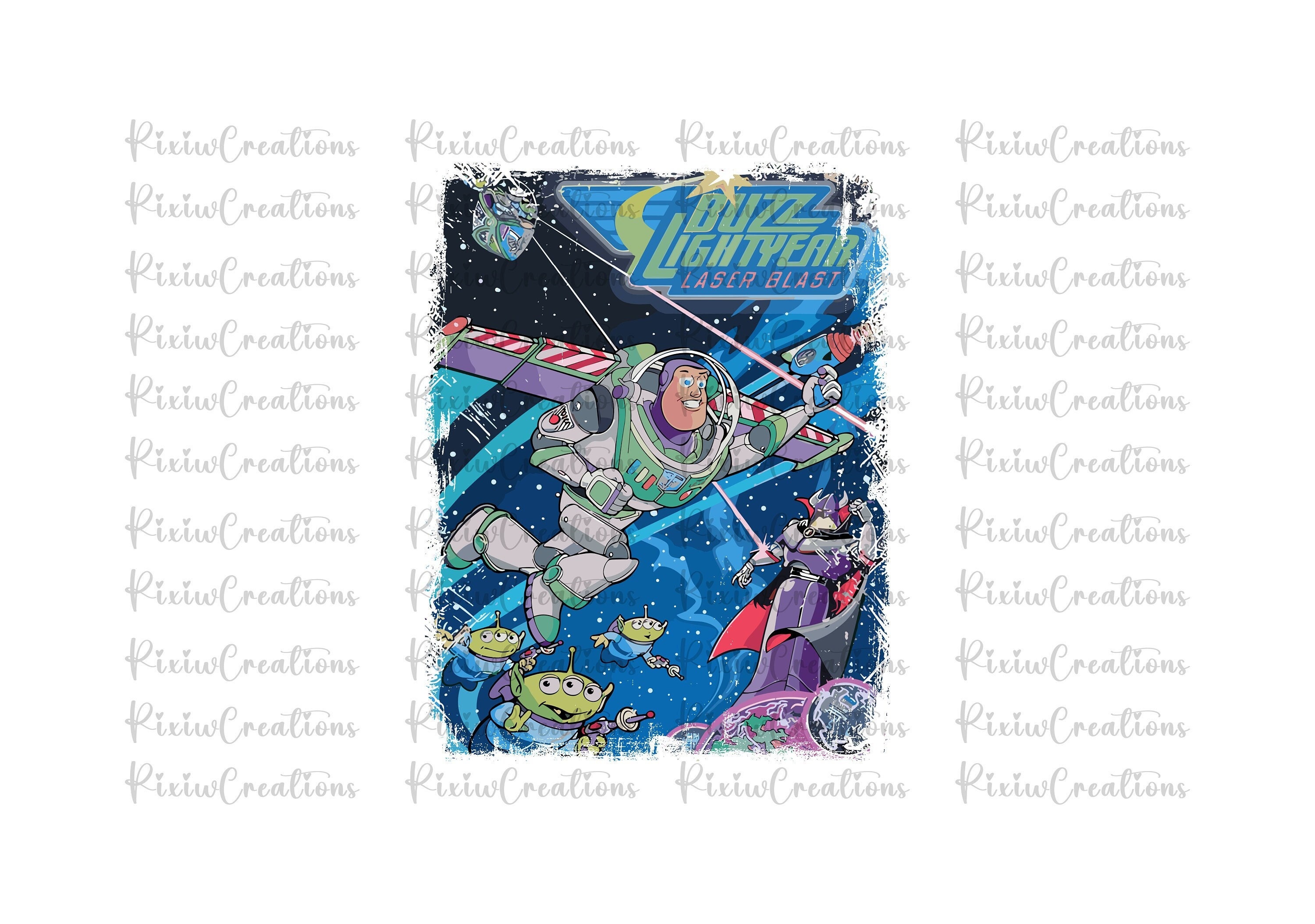 Retro Buzz Lightyear Png, Buzz Lightyear Png, Buzz Lightyear Sublimation, Toy Story Png, Digital File, Only Png, Instant Download