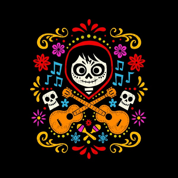 Un Poco Loco, Coco Svg, Svg Files For Cricut Sublimation, Coco Png, Un Poco Loco Svg, Un Poco Loco Png, Digital File, Instant Download