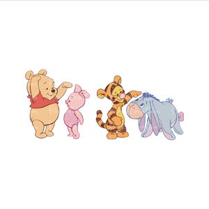 Retro Winnie The Pooh Png, Winnie The Pooh Svg, Winnie The Pooh Svg Sublimation, Family Vacation Png, Family Trip Png, Vacay Mode Svg