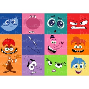 Inside Out 2 Character Face Svg Png, Inside Out Shirt Png, Svg For Cut, Inside Out 2 Halloween Costume Png, Inside Out 2 Halloween Svg