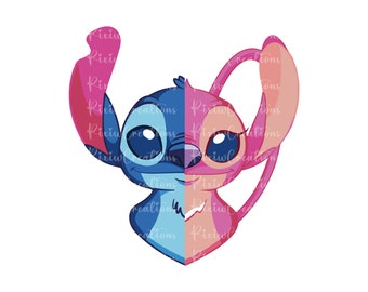 Stitch Svg, Stitch Png, Stitch Valentine Svg, Stitch Valentine Png, Valentines Day Svg Png, Happy Valentine's Day Png Svg, Digital File