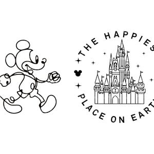 Happiest Place On Earth Png, Magical Castle Svg, Svg For Cricut, Magic Kingdom Png, Family Vacation Png Svg, Mouse Png, Family Shirt Png