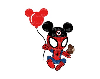 Spiderman Balloon and Snacks Png, Spiderman Png, Spider Verse Png, Spiderman Clipart, Best Day Ever Png, Spiderman Sublimation, Digital File