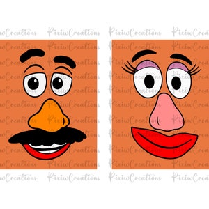 Potato Head Couple Svg, Potato Head Couple Png, Toy Story Svg, Toy Story Png, Toy Story Couple Svg Png, Digital File, Instant Download