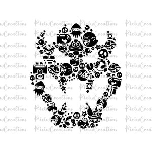 Bowser Svg, Bowser Png, Super Mario Svg, Super Mario Png, Super Mario Cut Files, Super Mario Cricut, Mario Png, Super Mario Svg