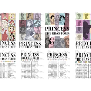 Princess Svg Bundle, Princess Png Bundle, The Eras Tour Princess PNG, Princess Comfort Color Png, Princess The Eras Tour Svg, Design Bundle