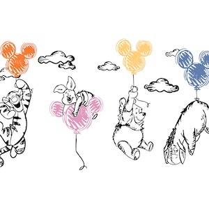 Retro Winnie The Pooh Png, Winnie The Pooh Svg, Cricut Svg, Winnie The Pooh Sublimation, Family Vacation Png, Family Trip Svg, Vacay Mode