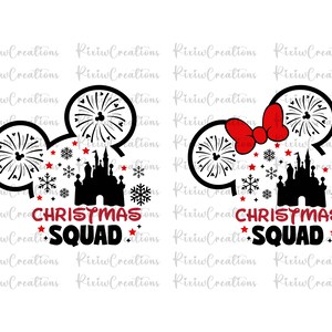Mickey Minnie Christmas Squad Svg Png, Christmas Season Svg, Christmas Squad Svg, Minnie Christmas Friends Shirt Svg, Holiday Svg Png