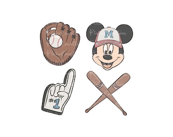 Retro Mickey PNG, Mickey Png, Family Vacation Png, Vacay Mode Png, Magic Kingdom Png, Mouse Png, Digital File, Mickey Baseball Png