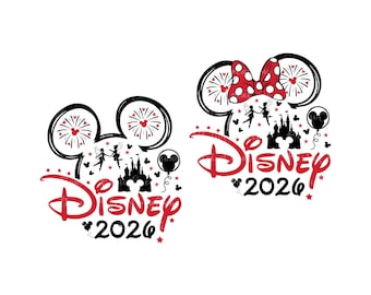 Muis en vrienden Png Svg, familie-uitje 2026 png, Svg voor Cricut, familievakantie 2026 Svg, Friend Squad 2026 Svg, Vacay-modus 2026 png