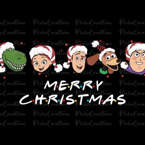Christmas Toy PNG, Toy Story Christmas Svg, Christmas Friends Png, Christmas Squad Png, Holiday Png, Christmas Shirt Design, Digital File