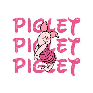 Piglet Png, Piglet Svg, Winnie The Pooh Shirt Png, Svg For Cricut, Winnie The Pooh Png, Winnie The Pooh Sublimation, Family Vacation Png